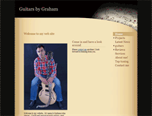 Tablet Screenshot of guitarsbygraham.com